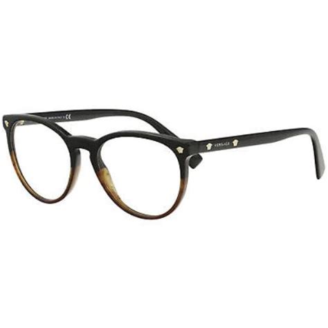 Versace VE3257 5117 53 Black/Havana Eyeglasses 